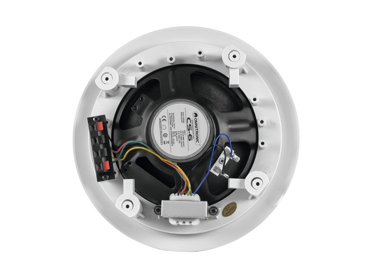 OMNITRONIC CS-6 Ceiling Speaker white