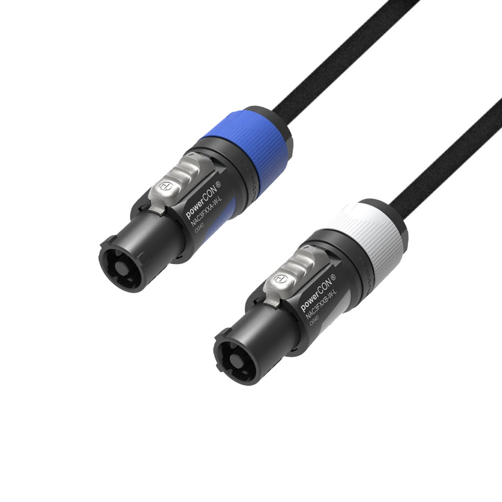 Adam Hall-kabler 5 STAR PCON L 0500 - Power Link-kabel | Neutrik powerCON® med Titanex®-ledning | 5 m