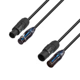 Adam Hall Cables 5 STAR H TCON 5D 0500 - Hybridkabel | Strøm og DMX | Neutrik® 5-polet XLR x TRUE1® | 5 m
