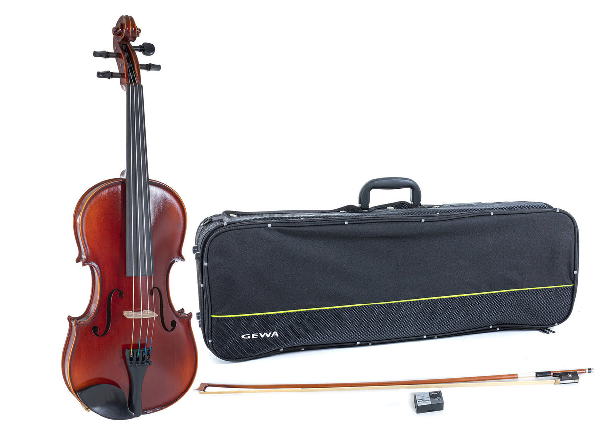 GEWA Violin Ideale - 4/4 (Ready to play incl. violin case, Massaranduba bow, Larsen Aurora strings, transport-secured)