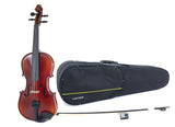GEWA Violin Ideale - 4/4 lefthand (Set up with Wittner fine tuning tailpiece incl. shaped case, carbon bow, Larsen Aurora strings)