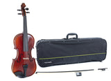 GEWA Violin Ideale - 1/4 (Set up with Wittner fine tuning tailpiece incl. violin case, carbon bow, Larsen Aurora strings)
