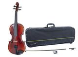 GEWA Violin Ideale - 4/4 lefthand (Set up with Wittner fine tuning tailpiece incl. violin case, carbon bow, Larsen Aurora strings)