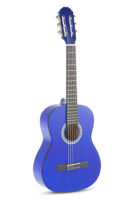 VGS Basic klassisk guitar 1/2, transparent blå
