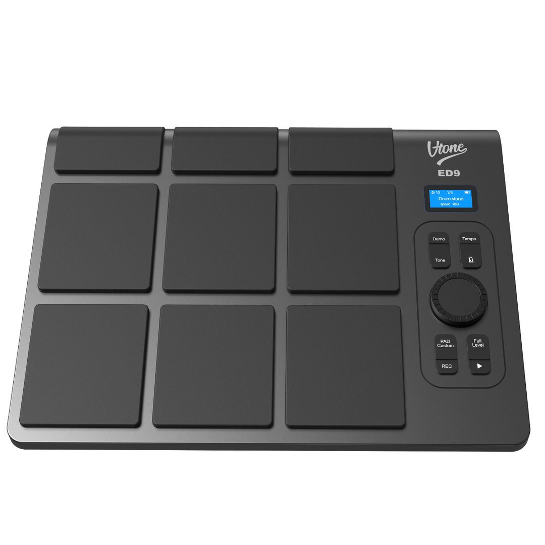 V-TONE ED9 batteridrevet elektronisk tromme Pad