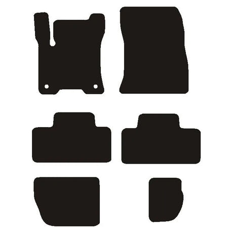 Bilmåtter Mercedes EQB (X243) 2021- Velour