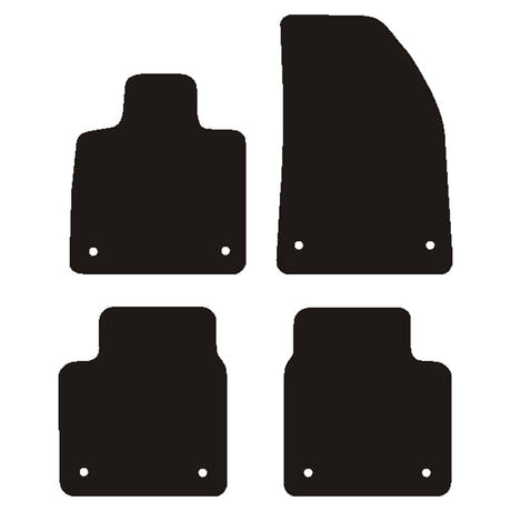 Bilmåtter Polestar 4 (P417) 2024- Velour