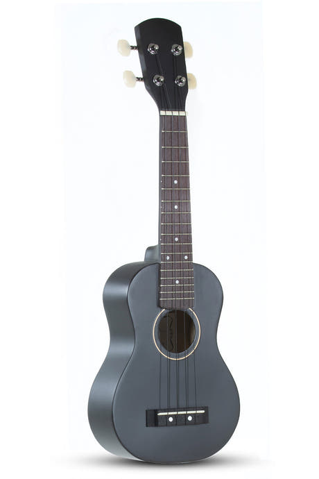 Miguel Almeria sopranukulele, mat sort