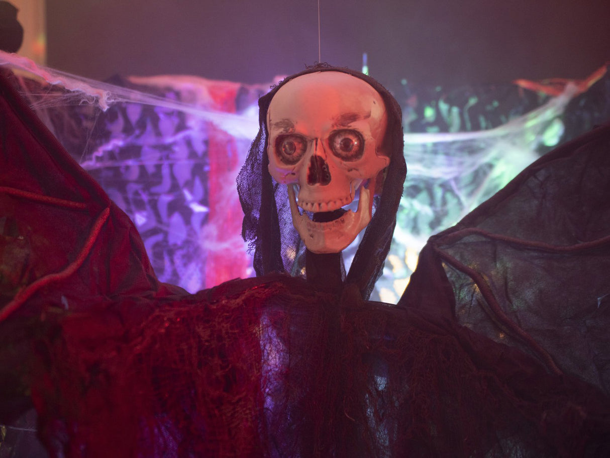 Halloween figur, dødens engel, 165cm