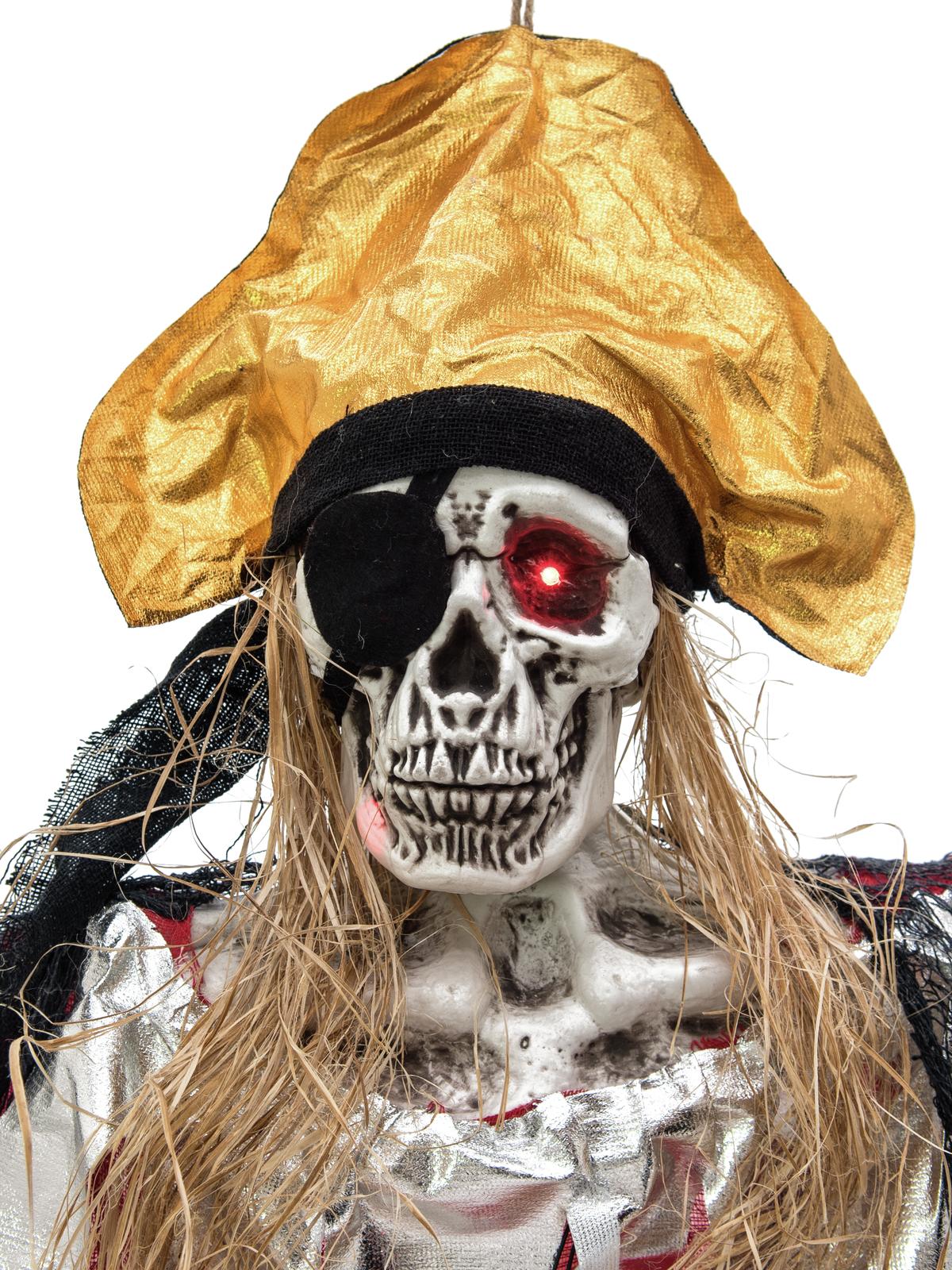 Halloween skelet pirat, 170 cm