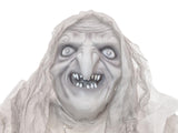 Halloween heks, hvid, animeret, 170 cm