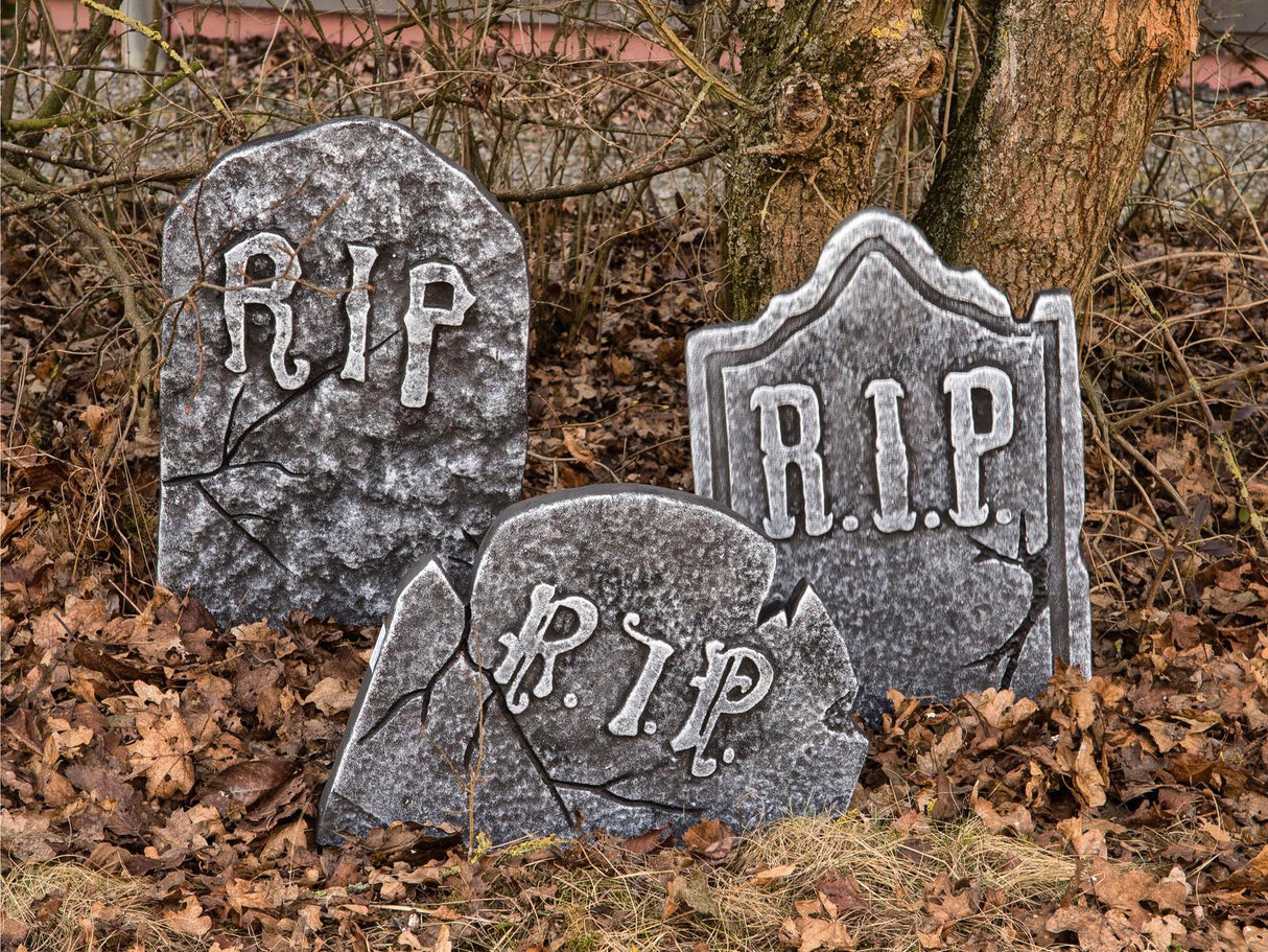 Halloween gravsten sæt