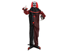 Halloween-figur pop-up-klovn, animeret, 170 cm