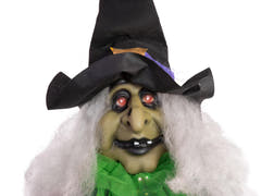 Halloween-figur heksen Lisbeth, 200 cm