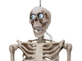 Halloween-figur skelet, formbart, animeret, 160 cm
