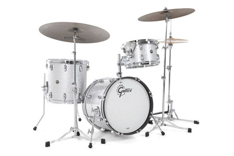 Gretsch USA Brooklyn tam 13" x 9", Silver Sparkle