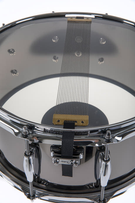 Gretsch Full Range Black Nickel over Steel lilletromme 14" x 6,5"