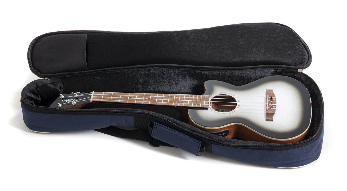 GEWA Tenor E-Acoustic Ukulele Manoa Roadie - E-A Tenor (Silver Shadow)