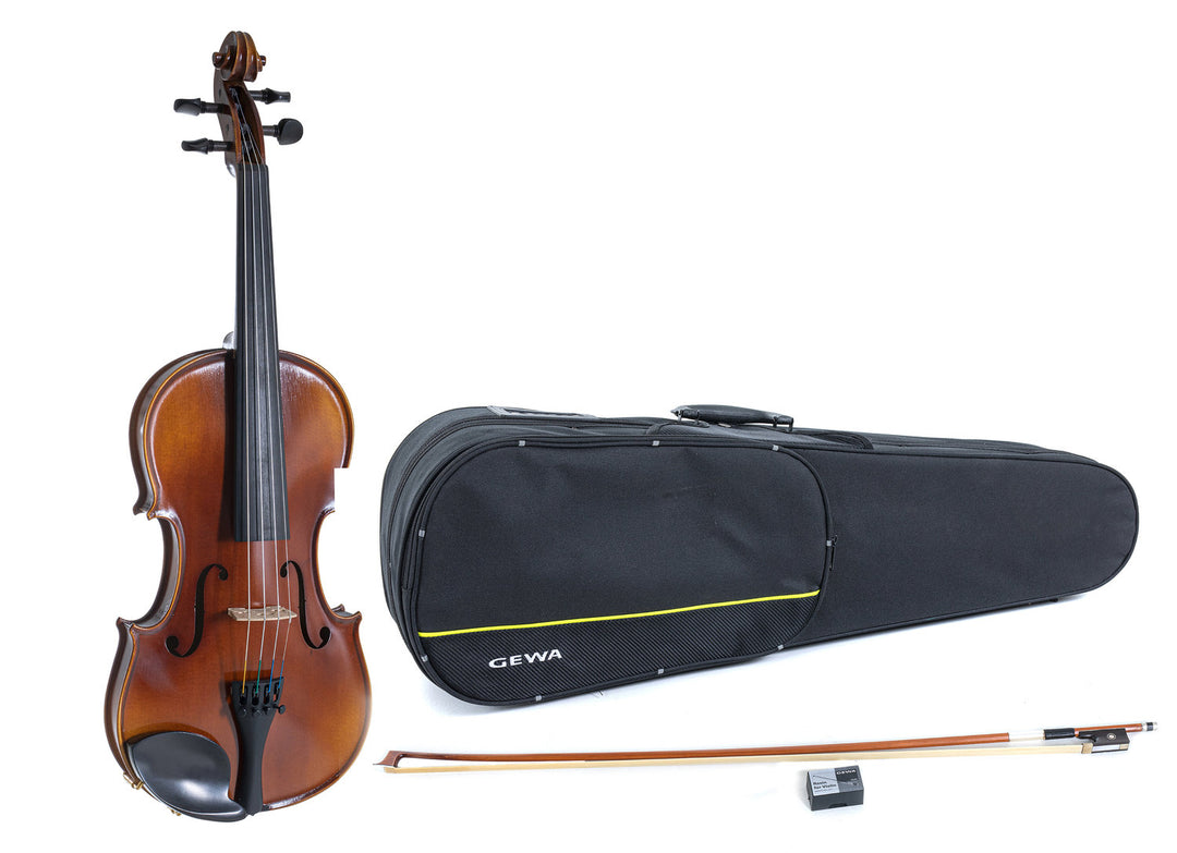 GEWA Allegro violin 1/16 med formet kasse og træbue, transportsikret