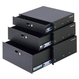 Adam Hall 87403 A Rack Skuffe 3 Unit Aluminium (3,4kg)