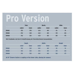 Adam Hall 87403 A Rack Skuffe 3 Unit Aluminium (3,4kg)