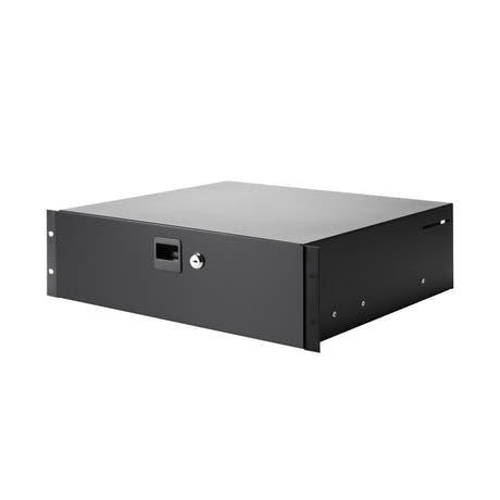 Adam Hall 87403 A Rack Skuffe 3 Unit Aluminium (3,4kg)