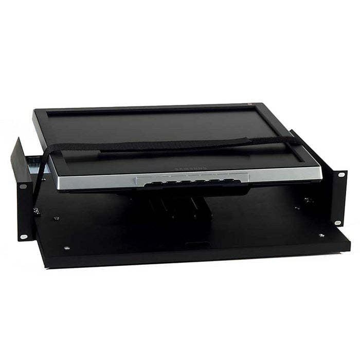 Adam Hall 87413 19" Sliding Monitor Shelf