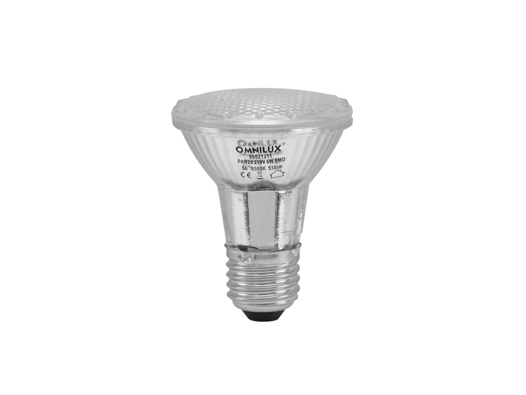 EUROLITE Set PAR-20 Spot sil + PAR-20 230V SMD 6W E-27 LED 6500K