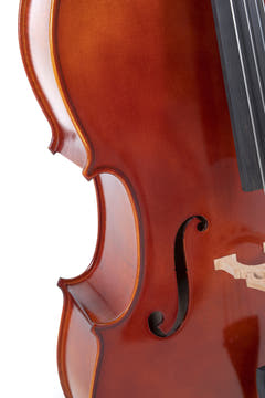 GEWA Cello Ideale - 3/4 (Ready to play incl. bag, Massaranduba bow, Larsen Aurora strings, transport-secured)