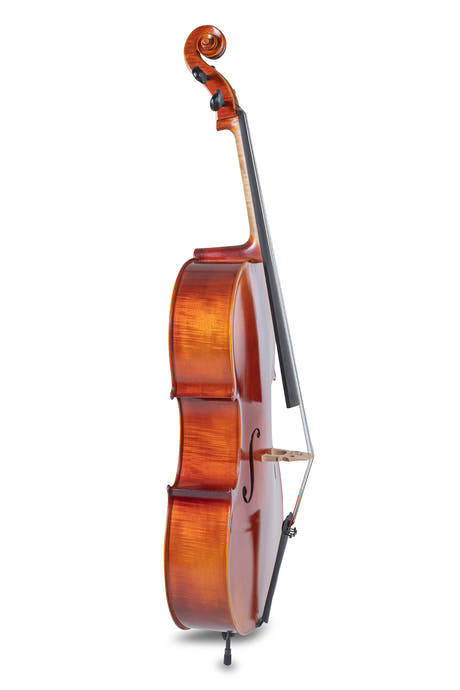 GEWA Cello Ideale - 4/4 (Ready to play, incl. bag, carbon bow, Larsen Aurora strings, transport-secured)