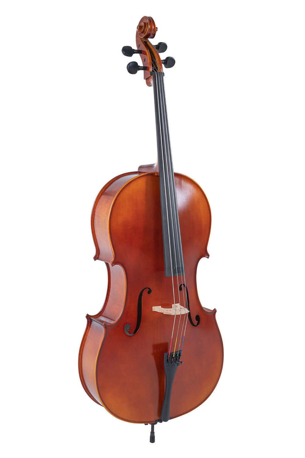 GEWA Ideale cello 1/2, sat op med Wittner-strengeholder