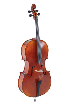 GEWA Ideale cello 4/4, sat op med Wittner-strengeholder