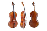 GEWA Cello Maestro 1-VC3 - 1/4 (Set up with Wittner fine tuning tailpiece incl. bag, Massaranduba bow and Larsen Aurora strings)
