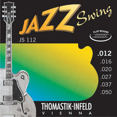 Thomastik-Infeld Strings for E-guitar Jazz Swing Series Nickel Flat Wound - Set 012 flatwound (JS112)