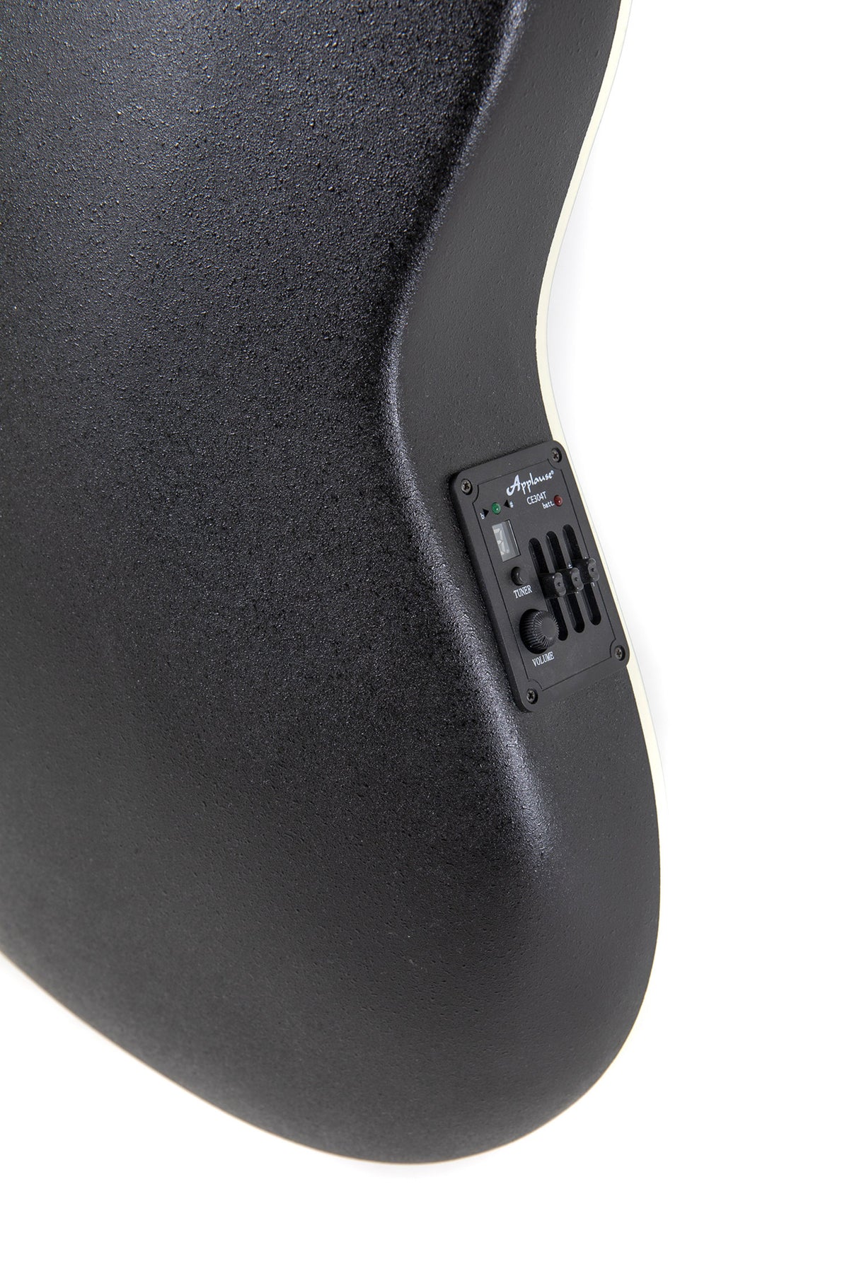 Applause E-Acoustic Guitar AB28 Super Shallow Bowl Cutaway - Black Satin (AB28-5S)