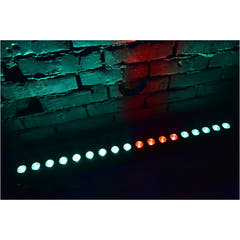 LIGHT4ME PIXEL BAR 18 RGBW IR LED-bar + fjernbetjening