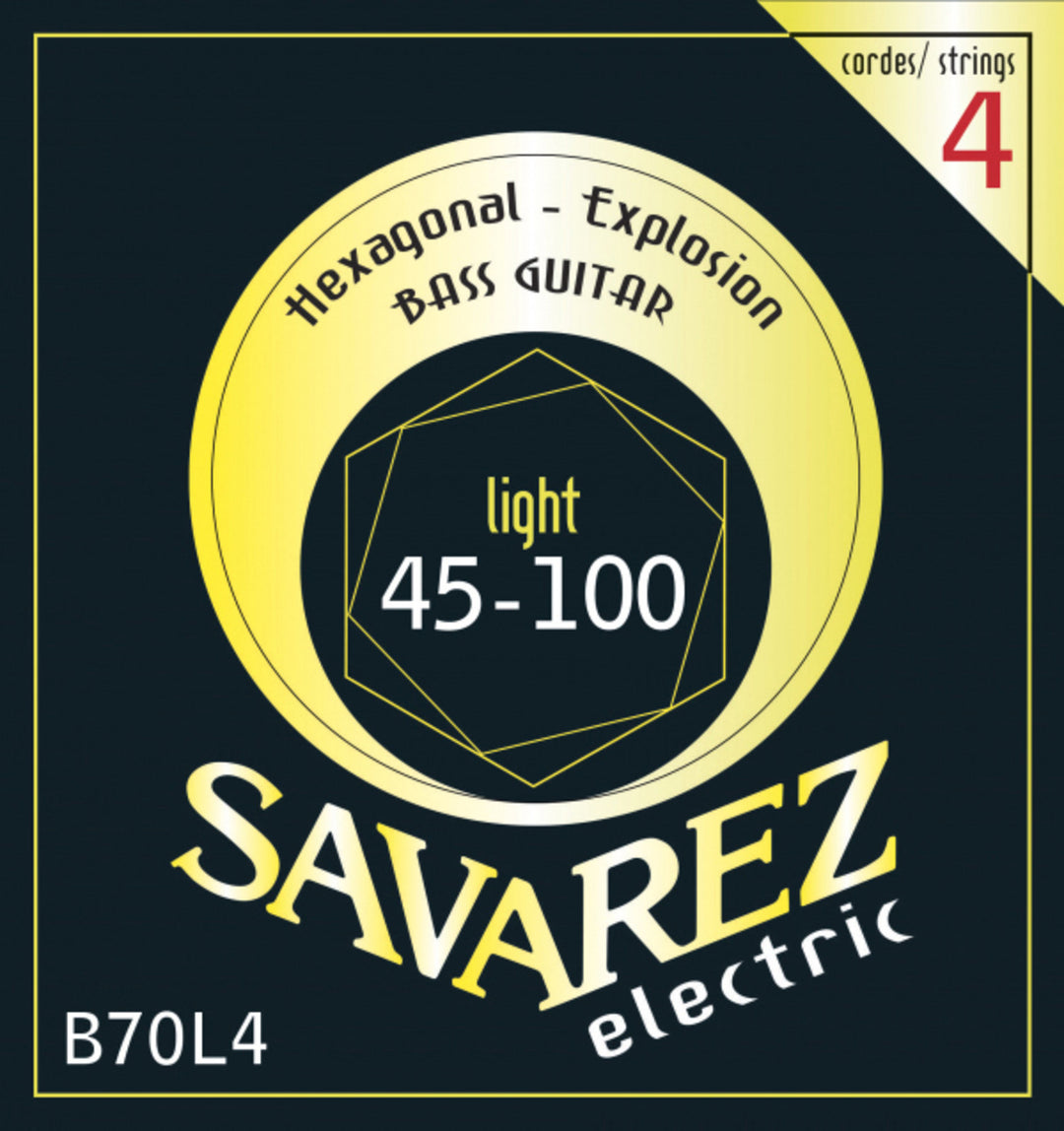 Savarez E-Bass Strings Hexagonal Explosion - 4-str. Medium (B70L4)