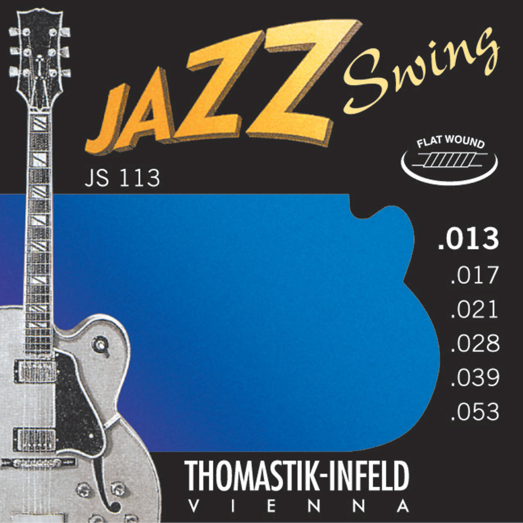Thomastik-Infeld Strings for E-guitar Jazz Swing Series Nickel Flat Wound - Set 013 flatwound (JS113)