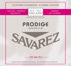 Savarez Strings for classic guitar Prodige 38 Children's Guitar - 3/4-7/8 Carbon Gw (540ASW)