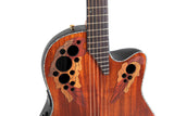 Ovation E-Acoustic Guitar Celebrity Elite Plus Mid Cutaway - Figured Koa (CE44P-FKOA-G)