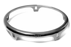 Latin Percussion Hooped Conga Comfort Curve II - X Series LP-JRX Junior Congas - Chrome - 9" Junior Conga | 5 hole (LP737B)