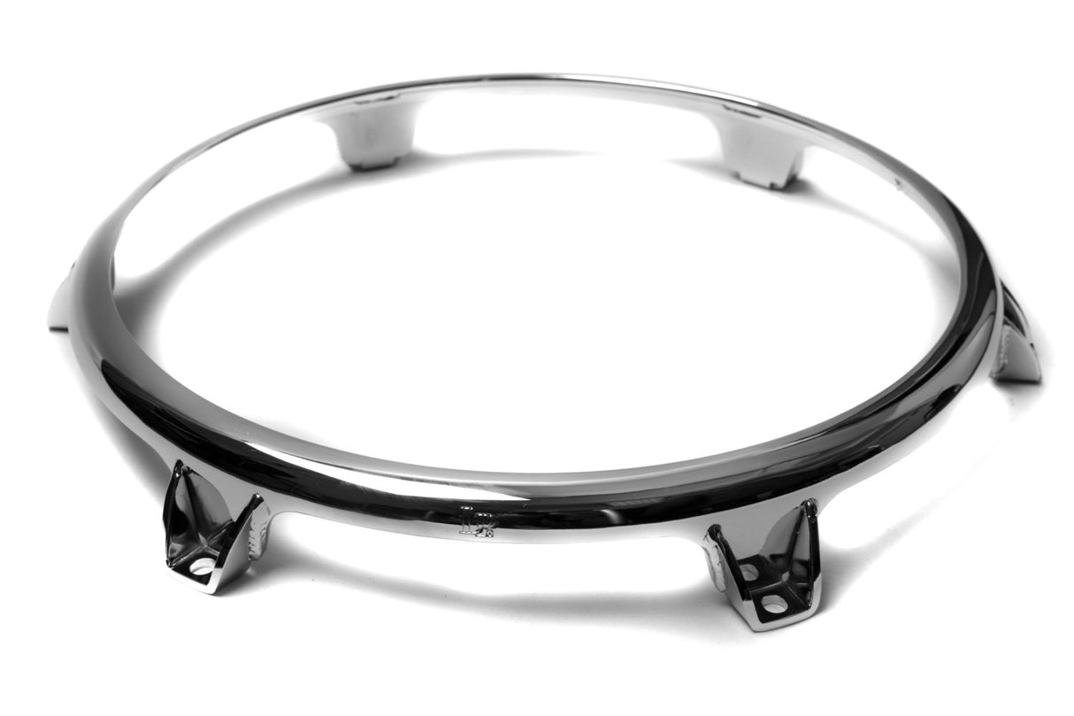 Latin Percussion Hooped Conga Comfort Curve II | Top Tuning (Extended Collar) Chrome - 12 1/2" Tumba | 6 hole (LP2567)