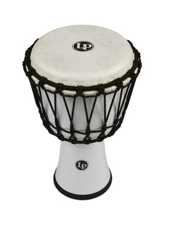 Latin Percussion Djembe World 7-inch Rope Tuned Circle - White (LP1607WH)