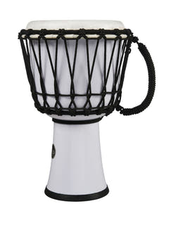 Latin Percussion Djembe World 7-inch Rope Tuned Circle - White (LP1607WH)