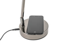 GEWA Piano lamp PL-78 - Black chrome, shiny