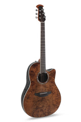 Ovation E-Acoustic Guitar Celebrity Standard Plus Mid Cutaway - Nutmeg Burled Maple (CS24P-NBM-G)