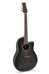 Ovation E-Acoustic Guitar Celebrity Standard Plus Mid Cutaway - Transparent Blackburst Flame (CS24P-TBBY-G)