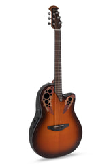 Ovation E-Acoustic Guitar Celebrity Elite Mid Cutaway - Sunburst (CE44-1-G)