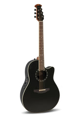 Ovation E-Acoustic Guitar Standard Balladeer Deep Contour Cutaway - Black (2771AX-5-G)