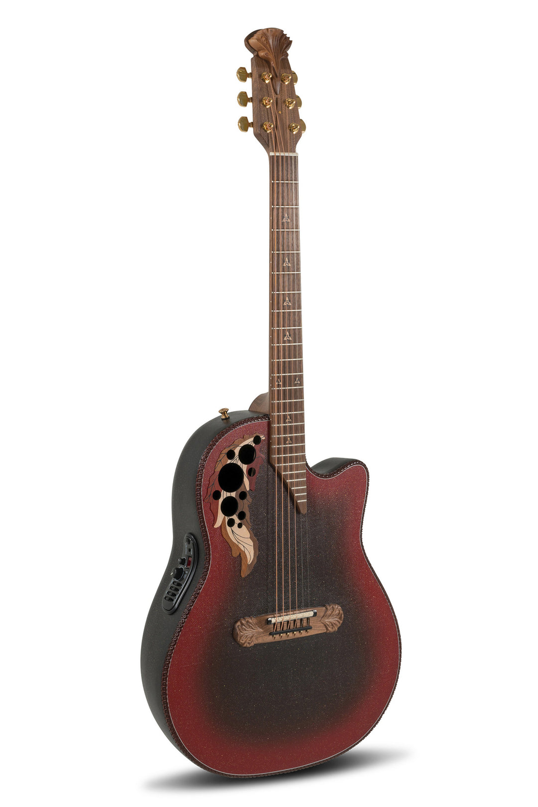 Adamas E-Acoustic Guitar 2087GT Deep Contour Cutaway - Reverse Red Burst (2087GT-2-G)